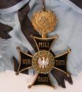 Pologne, Virtuti militari, jewel and ribbon