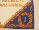 Flag:1 rst regiment cuirassier, painted silk
