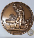Baptism of Roi de rome 1811, Bronze medal, 115 mm!