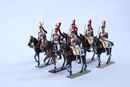 Figurines box Lucotte. 6 horsemen. Cuirassiers