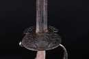 Silverplated court sword, Louis XVI period. 80 % of blade engraved!