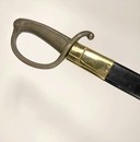 Sabre briquet, Empire type, with new scabbard, blade MJ