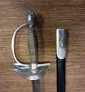 Original sword, silverplated, 1 st empire, with new scabbard for re enactment.