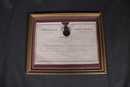 Medal of Saint Helena, original decoration with diploma and frame 