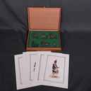 Box with 6 figurines MHSP with drawings of Eugène Leliepvre.