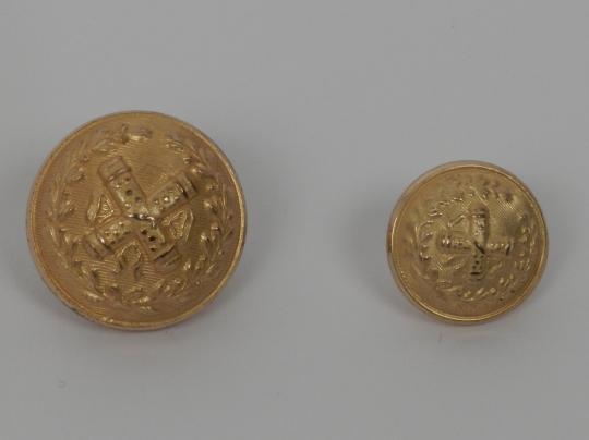 Marshalls buttons, 3 rd and 4 th republic type.