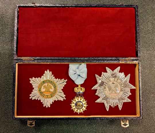 In an old black box: Couronne de Fer, Ordre de la Réunion and Legion d'Honneur