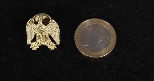 Pin's eagle, in brass 19 x 20 mm 