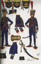 Sous officiers de napoleon, la garde imperiale,  tome 1, infanterie, marine, genie....