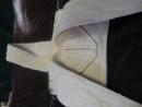 Cowskin haversack, made in france