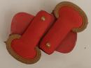 Gold and red epaulettes