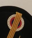 Embroidered cockades for officers hats