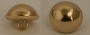 Curved brass buttons: 15, 18 and 20 mm