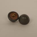 Light cavalry buttons, egg shell shape, pewter  or brass.