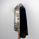 Coronation cloak for dignitaries of Emperor Napoleon coronation. White satin on collar and front