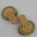 Foot artillery of guard. Napoleonic officer epaulettes... - The pair