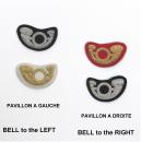 Horns - Police headgear ornaments hand-embroidered - The unit