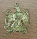 Small eagle for ammunition pouch, brass 