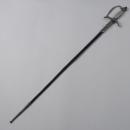 Silverplated sword, seconde half XIX th century