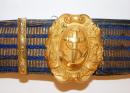 Marine officer belt, circa 1900
