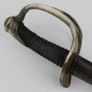 Light cavalry sabre for officer,1822 type, scabbard with 2 rings, Louis philippe period