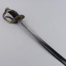 Light cavalry sabre for officer,1822 type, scabbard with 2 rings, Louis philippe period