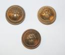 Infantry officer buttons, 1893 type, 3rd republic, 22 mm