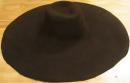 Big felt hat, BLACK OR BROWN, to make bicorns, 