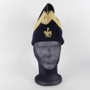 Forage cap for officer with one rank of braid and embroidered insignia.