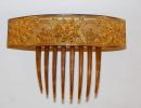 Goldplated comb, XIX th century
