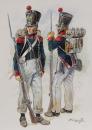 Tirailleur of Imperial Guard, 1813-1815, Belgium campaign.