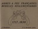 Armes a feu françaises règlementaires 1717-1836, Jean Boudriot, lot de 3 