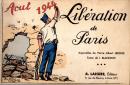 Libération de Paris- aout 1944- Aquarelles d eLeroux- Textes de blanchot- publié le 01/03/45