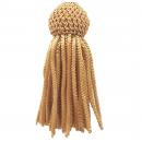 Gold pompon - One big ball with small fringes - The unit