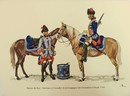 Maison du Roy, grenadiers à cheval, plate of colonel Dugue Mac Carthy  