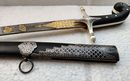 Oriental style sabre with damascus blade and gold inscriptions - Perfect for senior officers/generals - Limited serie 20 pieces