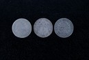 3 coins from Bonaparte to Napoléon III