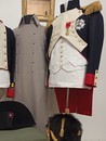 Imperial guard infantry grenadier's uniform for different ranks