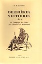 Dernières victoires, 1814: la campagne de France aux alentours de Montmirail