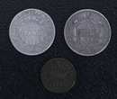 Italia Napoléon 1808 king of Italy, 5 lires, silver coin, + 1 soldo. Lucques and Piombino 