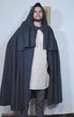 Cloak with pleated puche. Made by Antikcostume