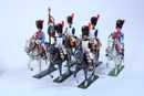 Figurines box Lucotte.  6 grenadiers a cheval, tête de colonne