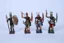 9 figurines de guerriers gaulois. CBG