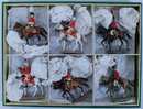 Figurines 2 box Lucotte. 12 chasseurs à cheval de la Garde Impériale, including 6 têtes de colonne
