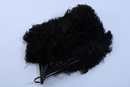 Old fan in black ostrich
