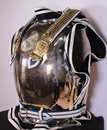 Breastplate for carabinier, First Empire, officer, covered with brass. Price without melton bordered by braid