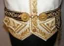 Belt of Dorsenne uniform - For waist size max 100 cm. Gold or silver Embroideries