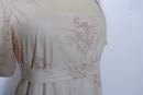First french Empire cotton embroidered dress.