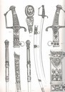 Aries: Fascicules 1 à 27 + divers. Armes blanches militaires Françaises, du règne de Louis XIV à nos jours. Incomplet, sans index