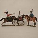 Figurines: cavaliers des guerres napoléoniennes, sans blisters. Del Prado